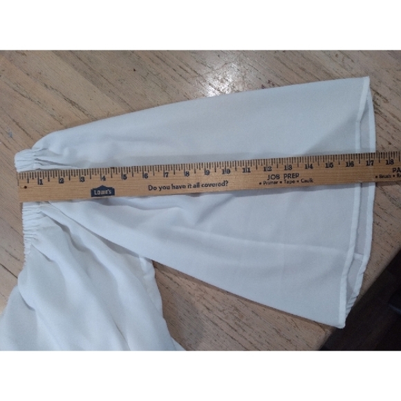 French Connection white flowy full top - Picture 10 of 11